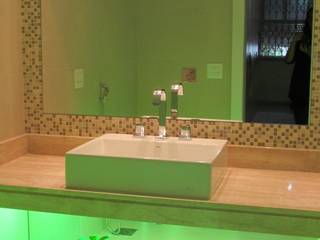 Banheiro /lavabo Casa Tijuca - Rio de Janeiro, Claudia Saraceni Claudia Saraceni حمام