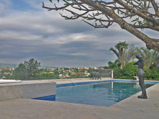 Reforma de piscina e spa, Raul Hilgert Arquitetura de Exteriores Raul Hilgert Arquitetura de Exteriores Garden Pool Granite