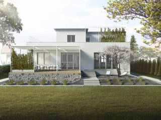 WILLA (RE)MODERNISTYCZNA, NA NO WO ARCHITEKCI NA NO WO ARCHITEKCI Minimalist house