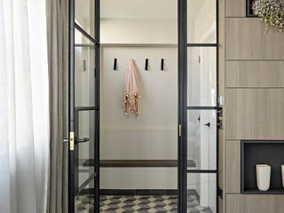 Entrance Hall Tailored Living Interiors industrial style corridor, hallway & stairs Ceramic