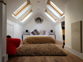 Loft Conversion In Sutton, Raynes Park Constructions: modern by Raynes Park Constructions, Modern