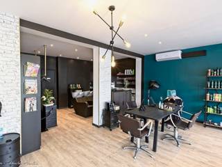 L'Atelier - nouveau salon de coiffure, ATDECO ATDECO Офіси та магазини Дерево Зелений
