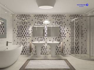 Bathroom, "Design studio S-8" 'Design studio S-8' Banheiros minimalistas