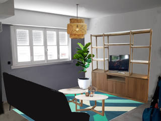 Ph Planta Alta / Redistribución Ambientes e Interiorismo Integral / Zona Oeste, OOST / Sabrina Gillio OOST / Sabrina Gillio Scandinavian style living room