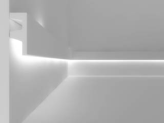 EL501 - Cornice per luce diffusa led , Eleni Lighting Eleni Lighting Pasillos, vestíbulos y escaleras de estilo moderno