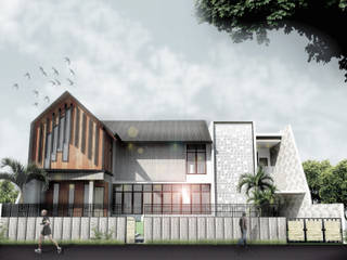 H-House, Scande Architect Scande Architect บ้านสำหรับครอบครัว คอนกรีต