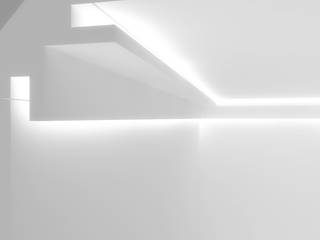 Veletta per luce led bidirezionale tra parete e soffitto, Eleni Lighting Eleni Lighting Salones modernos