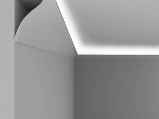 Cornice led per tenda - EL802, Eleni Lighting Eleni Lighting Modern style bedroom