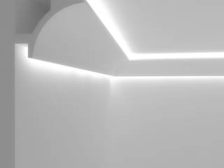 Cornice a doppio taglio di luce diffusa led a soffitto - EL706, Eleni Lighting Eleni Lighting Modern living room