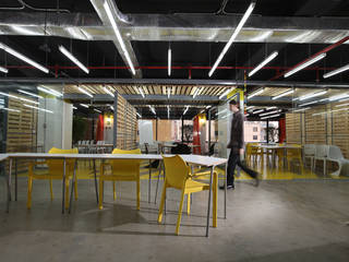 Oficinas Impact Hub Caracas, RRA Arquitectura RRA Arquitectura Study/office Wood Yellow