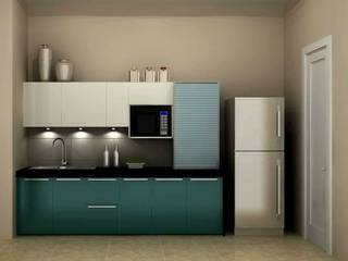 Kitchen , Golden Spiral Productionz (p) ltd Golden Spiral Productionz (p) ltd Кухня в азиатском стиле