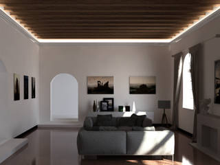 Cornice per led classica a soffitto - EL701, Eleni Lighting Eleni Lighting Salas de estilo rústico