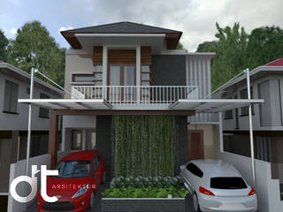 PROJECT CLUSTER VENICE BINTARO JAYA TANGERANG SELATAN, Rumah Desain Tropis Rumah Desain Tropis Дома в стиле модерн