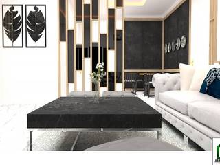 design interior living room american classic low at kota legenda cibubur, Aray Interindo Aray Interindo