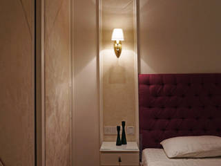 White Vintage, shades - design studio by shweta shades - design studio by shweta Eclectic style bedroom