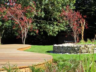 Modern native landscape design large family garden, MyLandscapes MyLandscapes สวน