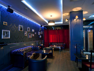 Diseño y decoración de un bar musical en Madrid, Muka Design Lab Muka Design Lab Commercial spaces Purple/Violet