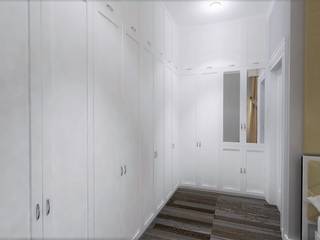 APARTMENT BSD, IFAL arch IFAL arch Classic style dressing room Wood Wood effect