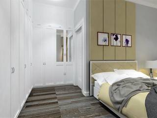 APARTMENT BSD, IFAL arch IFAL arch Classic style bedroom Wood Wood effect