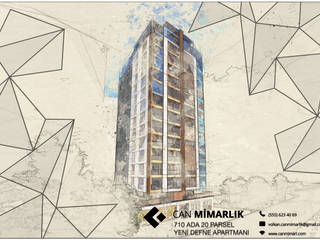 Yeni Defne Apartmanı, CAN MİMARLIK - Can Architects CAN MİMARLIK - Can Architects Casas multifamiliares