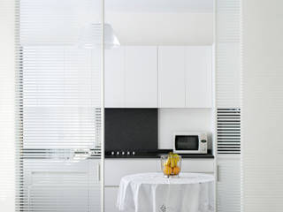 Bianco perla, Architetto De Pascalis Barbara - ATELIER ARCHITETTURA - Architetto De Pascalis Barbara - ATELIER ARCHITETTURA - ห้องครัว