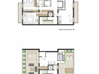 Creativiteit, Schoonheid en Moderniteit Perfect Gecombineerd: Ontdek dit Penthouse!, MEF Architect MEF Architect Muebles de cocinas Vidrio