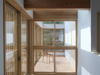 街並みの家, 芦田成人建築設計事務所 芦田成人建築設計事務所 Rustikaler Wintergarten