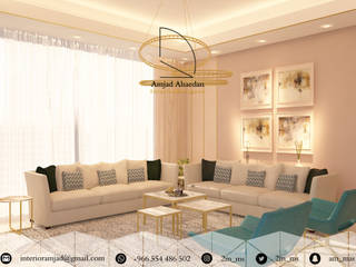 Private Villa, Amjad Alseaidan Amjad Alseaidan Living room