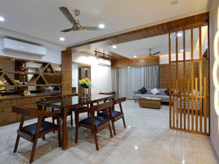 Private Residence, malvigajjar malvigajjar Modern dining room Wood Wood effect