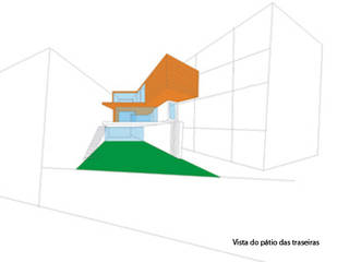 Estudo Prévio para habitação unifamiliar em Aveiro., Triplinfinito arquitetura, design e vídeo Lda Triplinfinito arquitetura, design e vídeo Lda