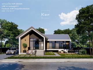 งานออกแบบบ้านชั้นเดียว รหัส MD1-001 , K.O.R. Design&Architecture K.O.R. Design&Architecture 獨棟房