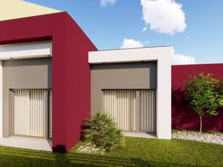 Habitação Unifamiliar - Casa 2 - Moita, Setúbal, JMarq. arquitetura & design JMarq. arquitetura & design บ้านและที่อยู่อาศัย