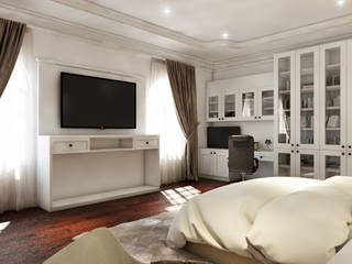 sg ara, Skilled Decor & Design Skilled Decor & Design Klasyczna sypialnia Drewno O efekcie drewna