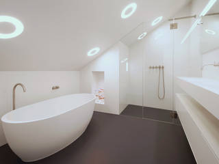 PROJECT LD, SNEEK, Studio Doccia Studio Doccia Salle de bain minimaliste Plastique