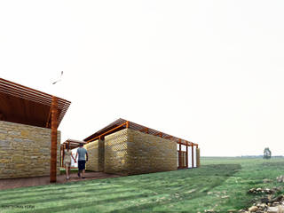 Morgenzon Lodge, Functional Form Architectural Studio Functional Form Architectural Studio Casas rústicas