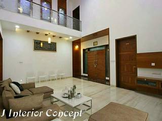 Narayan Villa - Ahmedabad, LJ Interior Concept LJ Interior Concept غرفة المعيشة