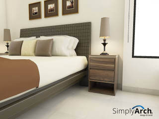 A-House Master Bedroom Furniture at Muara Karang, North Jakarta, Simply Arch. Simply Arch. Schlafzimmer