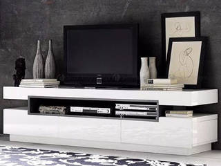 Móvel de TV Plus, Decordesign Interiores Decordesign Interiores ห้องนั่งเล่น แผ่น MDF