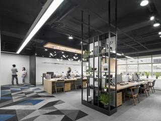 錠藍, 京彩室內設計裝修工程公司 京彩室內設計裝修工程公司 Modern study/office