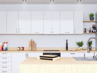 Minimalizm i styl skandynawski - udany duet, GLOBALO MAX GLOBALO MAX Cocinas de estilo minimalista