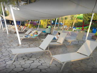 PARQUE ACUATICO EL ROLLO , SINDO OUTDOOR SINDO OUTDOOR Piscinas Aluminio/Cinc