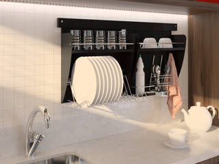 Nichos Organizadores para Cozinha, Intervento Design Intervento Design مطبخ