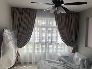 Curtains, Blinds & Everything Nice, Window Essentials Window Essentials شبابيك الغزل والنسيج Amber/Gold