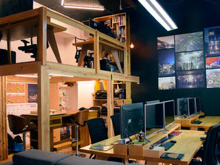 Oficinas All Arquitectura, All Arquitectura All Arquitectura 모던스타일 서재 / 사무실