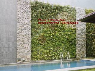 JASA TUKANG TAMAN VERTIKAL SURABAYA - Vertical garden, TUKANG TAMAN SURABAYA - jasataman.co.id TUKANG TAMAN SURABAYA - jasataman.co.id Egzotyczny ogród