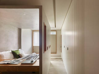 Grayscale, 形構設計 Morpho-Design 形構設計 Morpho-Design Modern style bedroom