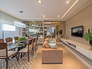 Gourmet N|W, iLLUS Studio de Arquitetura iLLUS Studio de Arquitetura Modern living room