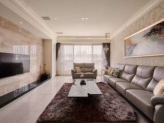 宛如藝廊 古典氣質退休宅, 趙玲室內設計 趙玲室內設計 Classic style living room