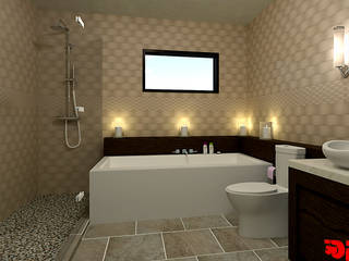 Moderne badkamer, 3DDOC 3DDOC Modern bathroom