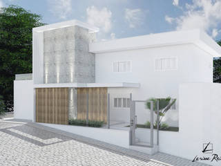 Reforma de fachada - V&T, Larissa Reis Arquitetura Larissa Reis Arquitetura Casas modernas: Ideas, diseños y decoración